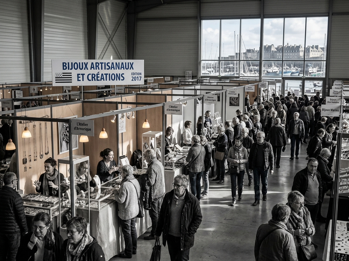 Page: Salon de Saint Malo 2017 - Eclador. Context: Les 12 et 13 mars 2017, s’est tenu sur le port de